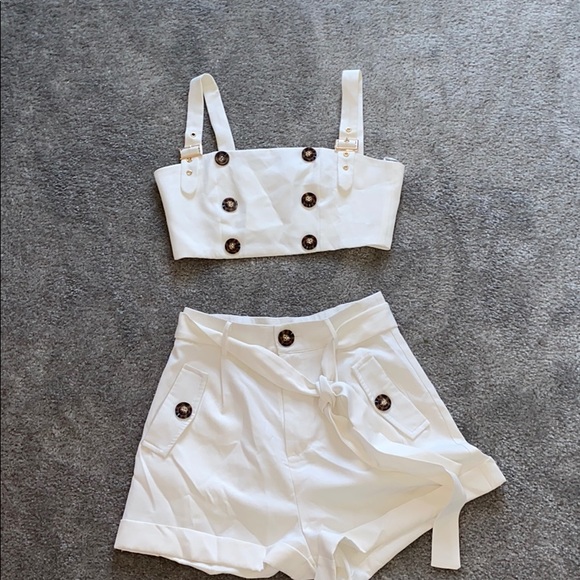 White two pieces set - Picture 1 of 5